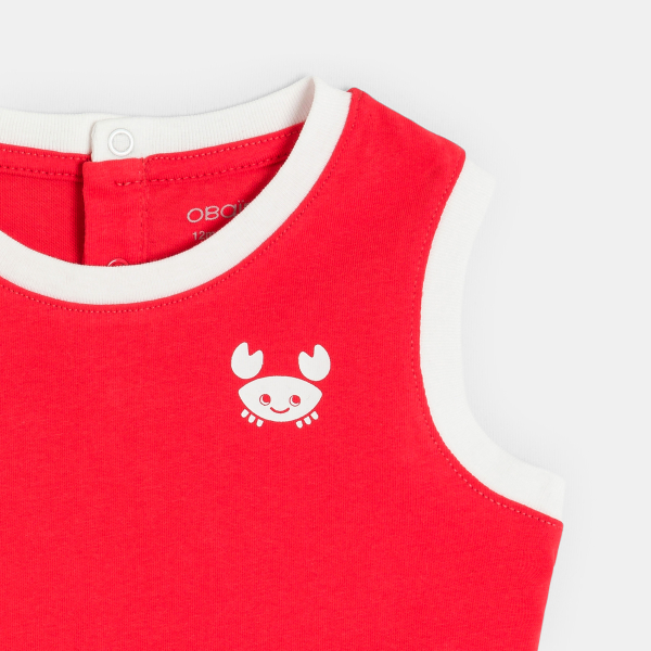 قميص داخلي من الجيرسيه للصبي الرضيع